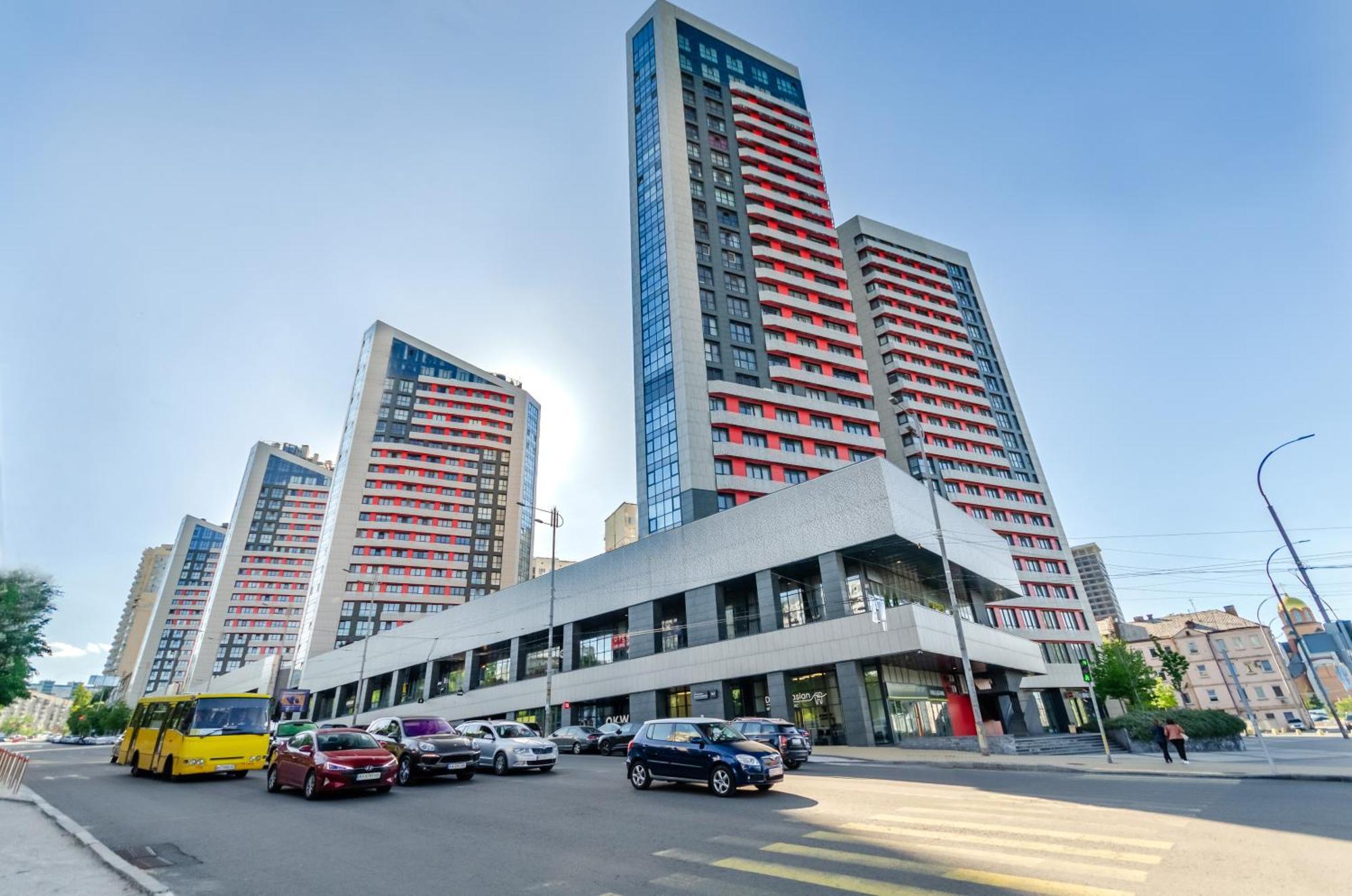 Petrovdom 234-241-86-96 In City View Apartments At Rc Kvartet,Near Central Railway Station Kijev Kültér fotó